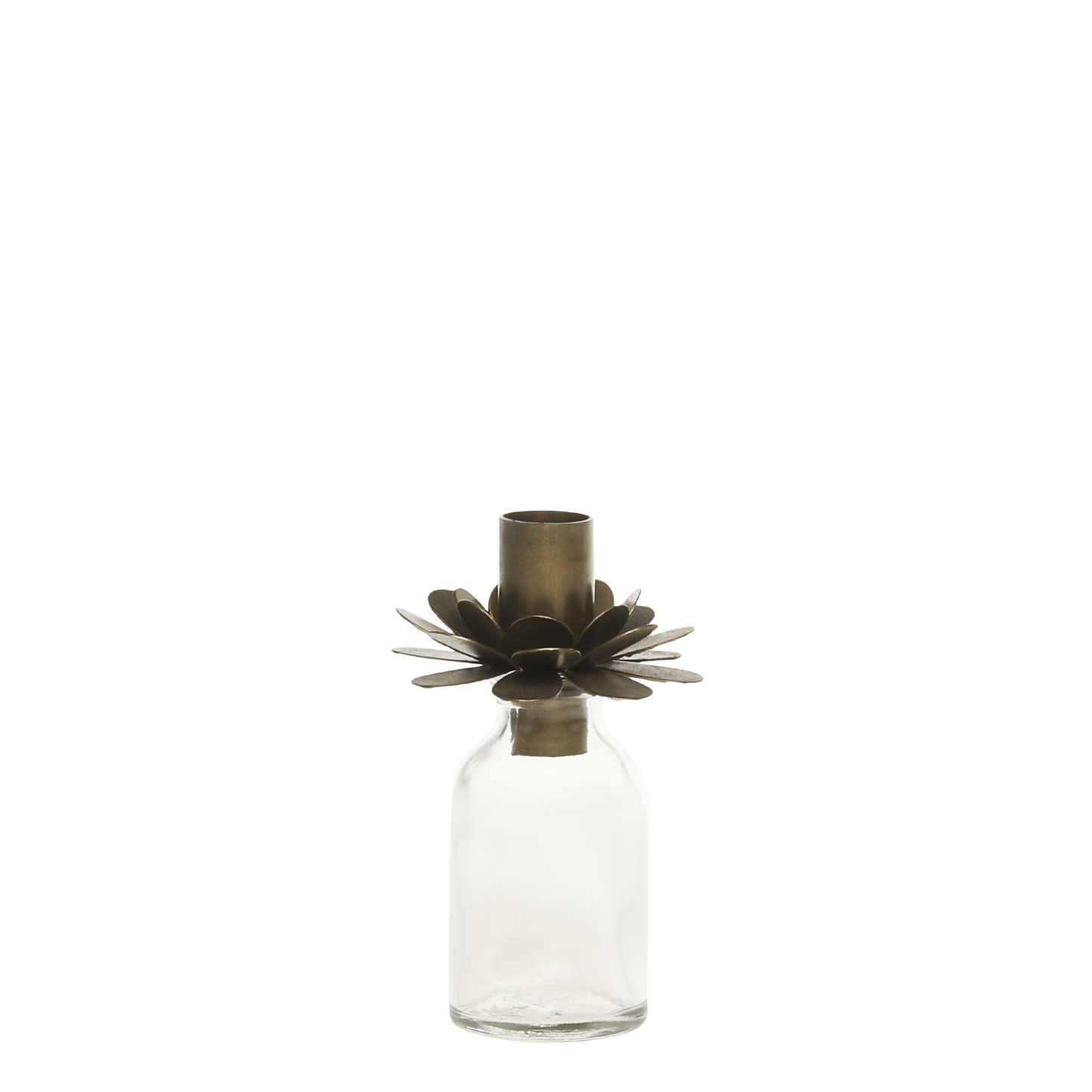 Chic antique -  Flaske med lysholder