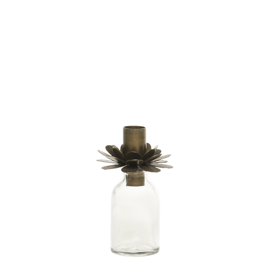 Chic antique -  Flaske med lysholder