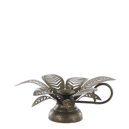 Kammerstage til kertelys – Antique messing  Kammerstage til kertelys i antique messing