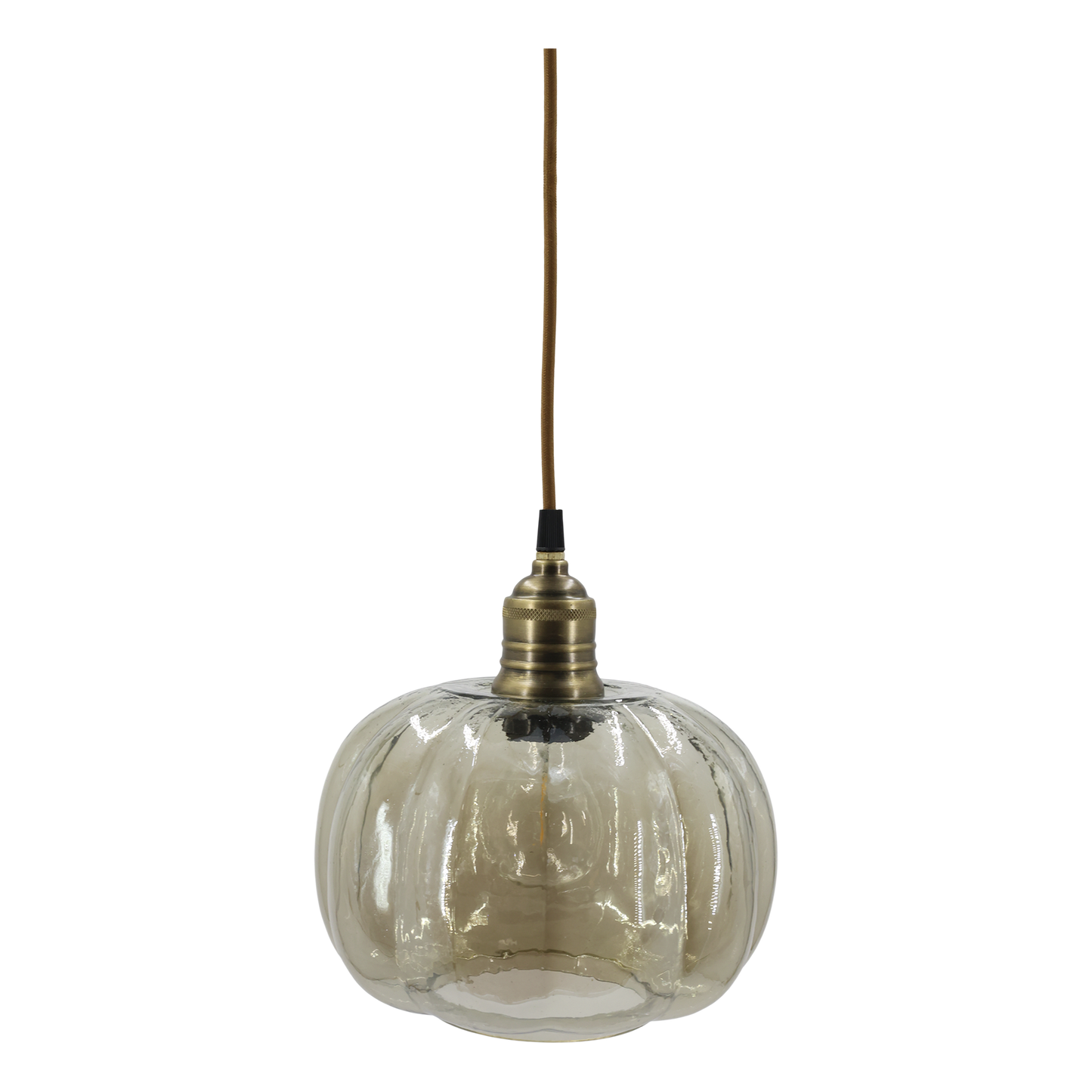 Chic Antique –  Lampe m. messingtop