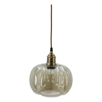 Chic Antique –  Lampe m. messingtop