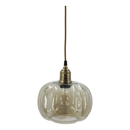 Chic Antique –  Lampe m. messingtop