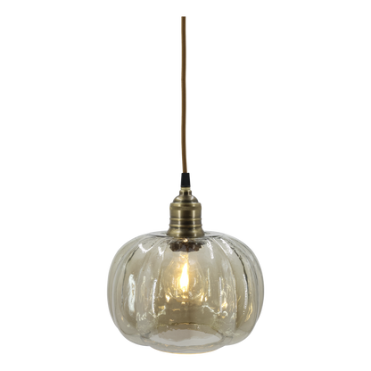 Chic Antique –  Lampe m. messingtop