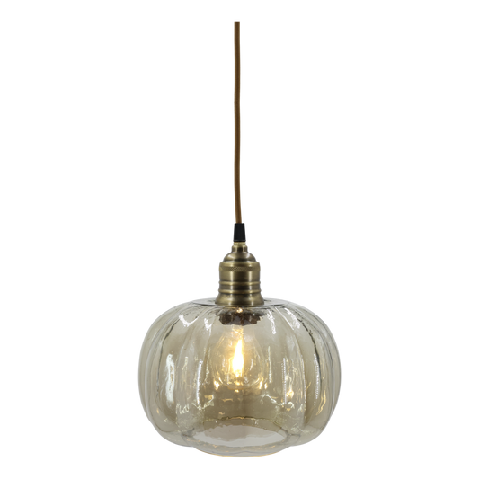 Chic Antique –  Lampe m. messingtop