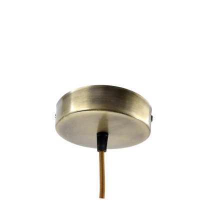 Chic Antique –  Lampe m. messingtop