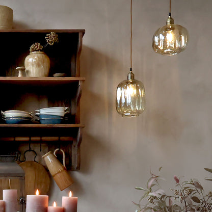 Chic Antique –  Lampe m. messingtop