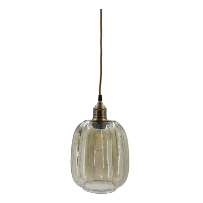 Chic Antique –  Lampe m. messingtop