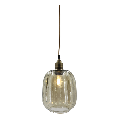 Chic Antique –  Lampe m. messingtop