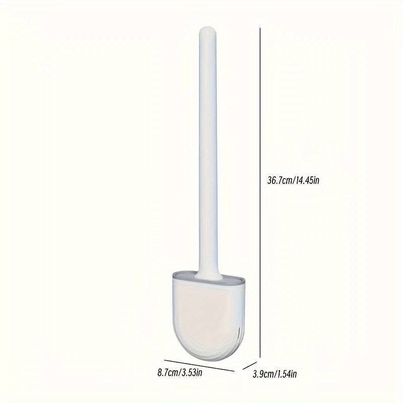 SILIKONE TOILETBØRSTE - HVID