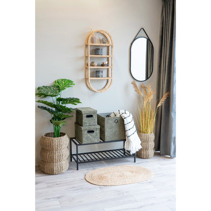 Sorghum Grass – Kunstig plante, natur (H:110 cm)