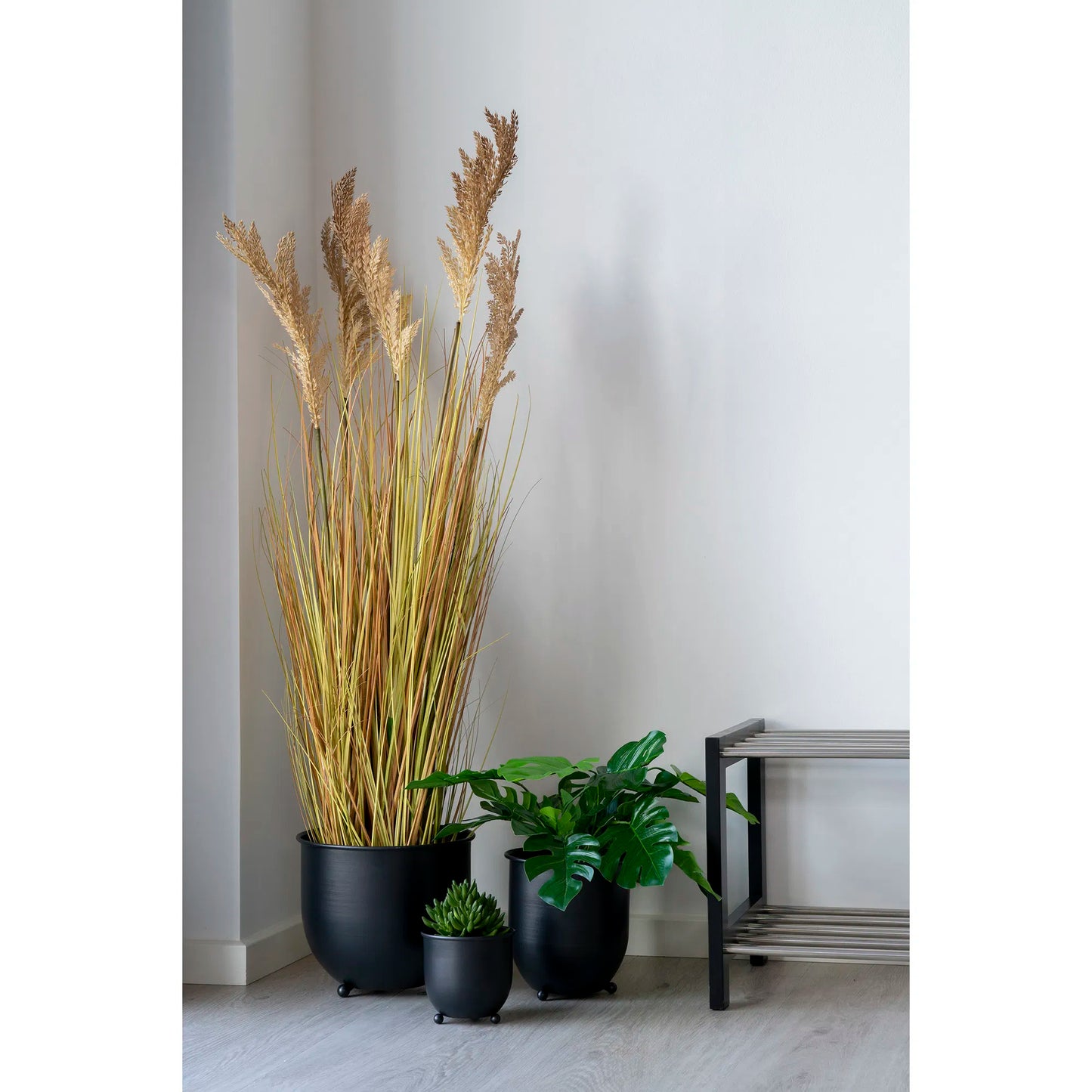 Sorghum Grass – Kunstig plante, natur (H:110 cm)