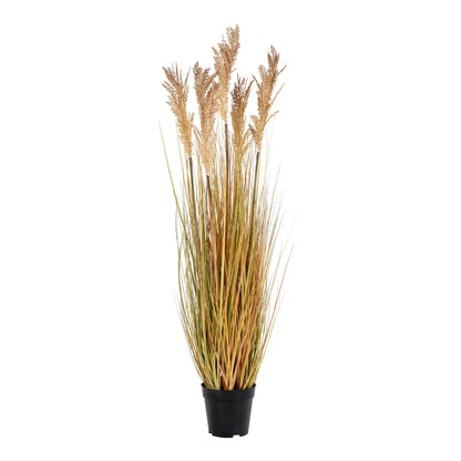 Sorghum Grass – Kunstig plante, natur (H:110 cm)