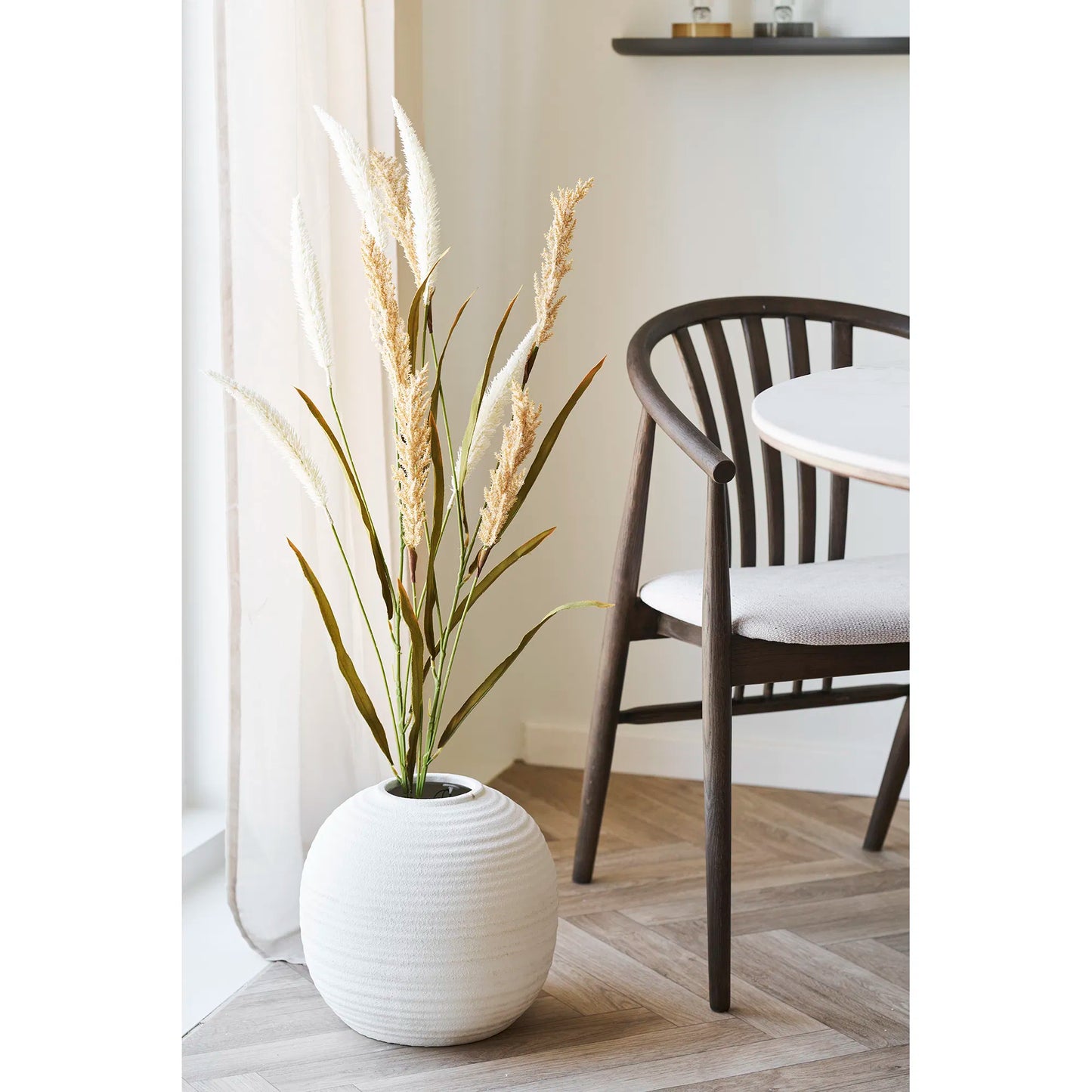 Deko Græs – Kunstigt, Beige/Sand (2 stilke), H: 130 cm