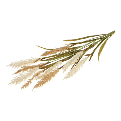 Deko Græs – Kunstigt, Beige/Sand (2 stilke), H: 130 cm