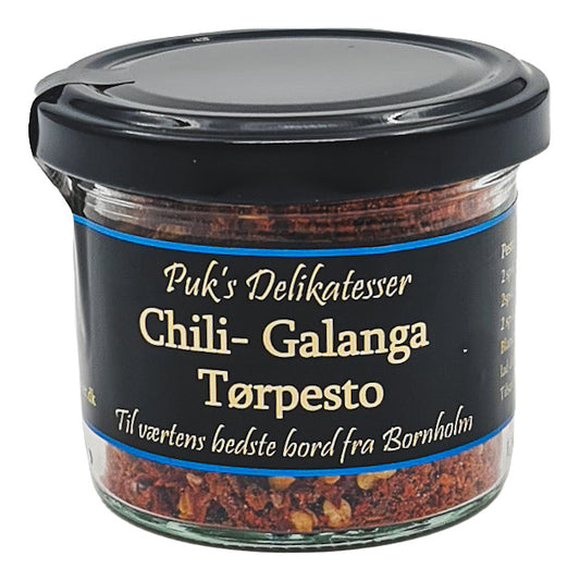 Puk's Delikatesser Chili-Galanga Tørpesto 35 g - Krydret tørpesto til wok, marinader, kød, fisk, tofu og dip