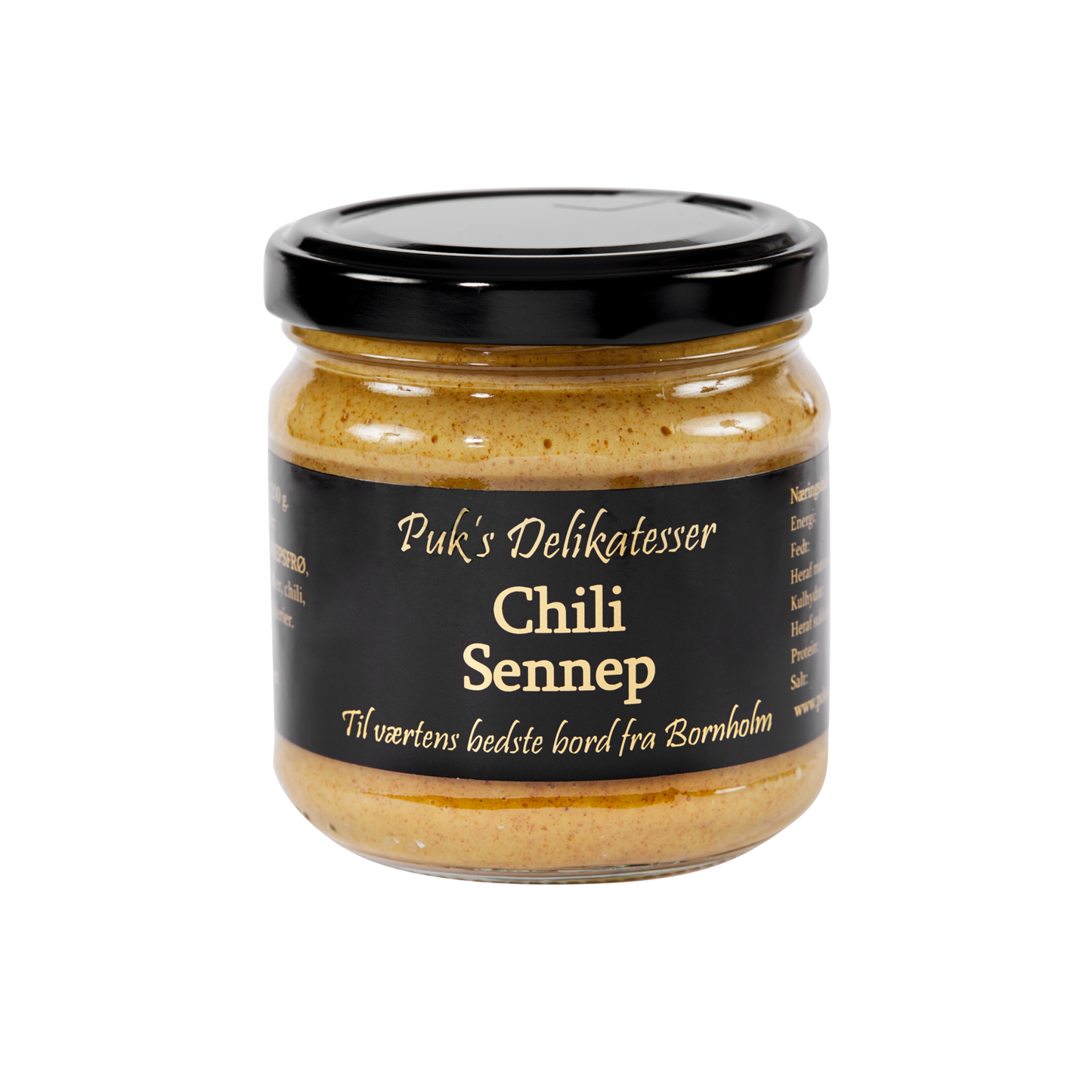 Puk's Delikatesser Chili Sennep –  Perfekt til grill, pølser, burgere og marinader.