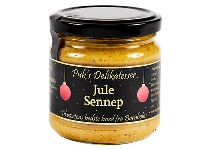 Puk's Delikatesser Jule Sennep – Perfekt til julemad og julefrokost.