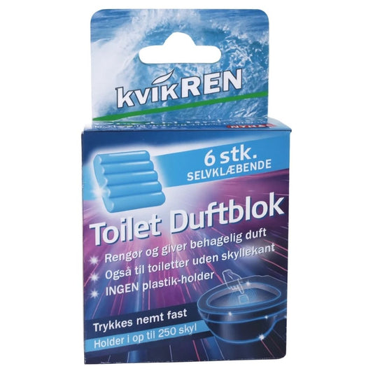 Toiletblokke, KvikREN, gel, Ocean breeze
