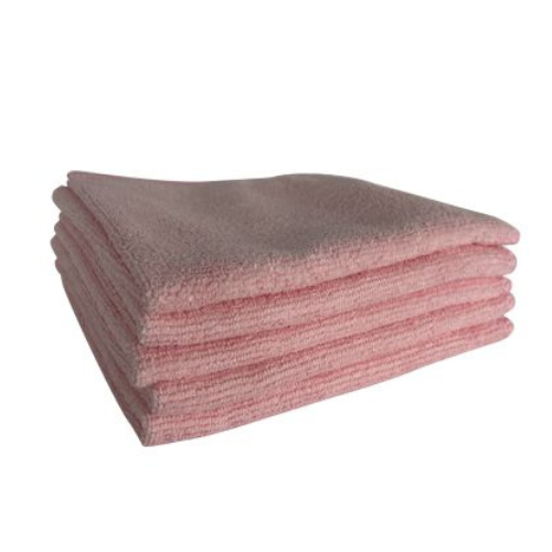 MICROFIBERKLUD LYSERØD 32 X 32 CM (Toilet klud)