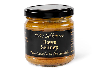 Puk's Delikatesser Ræve Sennep –  Perfekt til gravad laks og fisk.