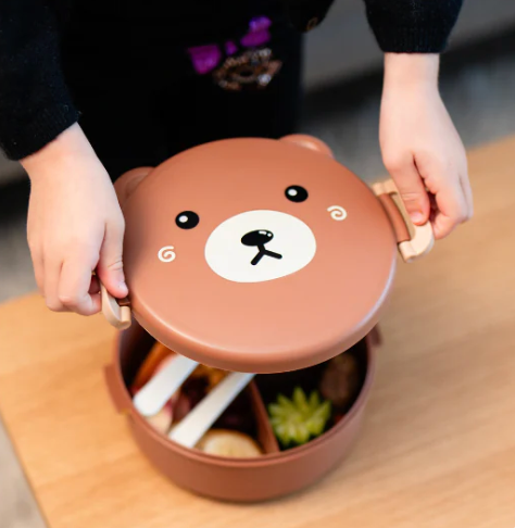 Madkasse til børn - brun