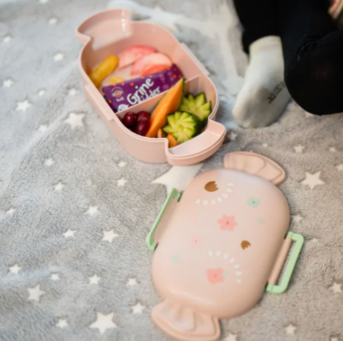 Madkasse til børn - lyserød