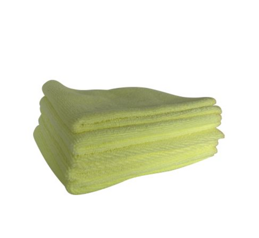 Microfiberklud 32 x 32 cm Gul