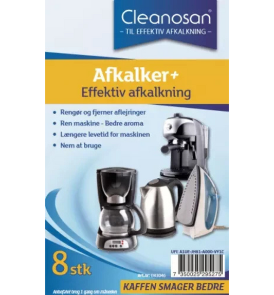 CLEANOSAN AFKALKER 8 STK.
