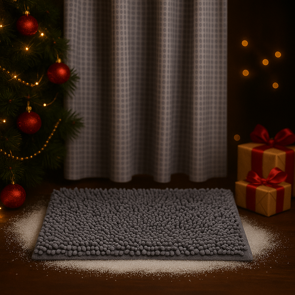 Badeforhæng + bademåtte