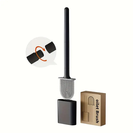 SILIKONE TOILETBØRSTE - SORT