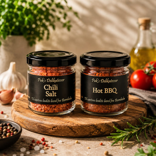 Grillmesteren Krydderipakke –  Hot BBQ & Chili Salt
