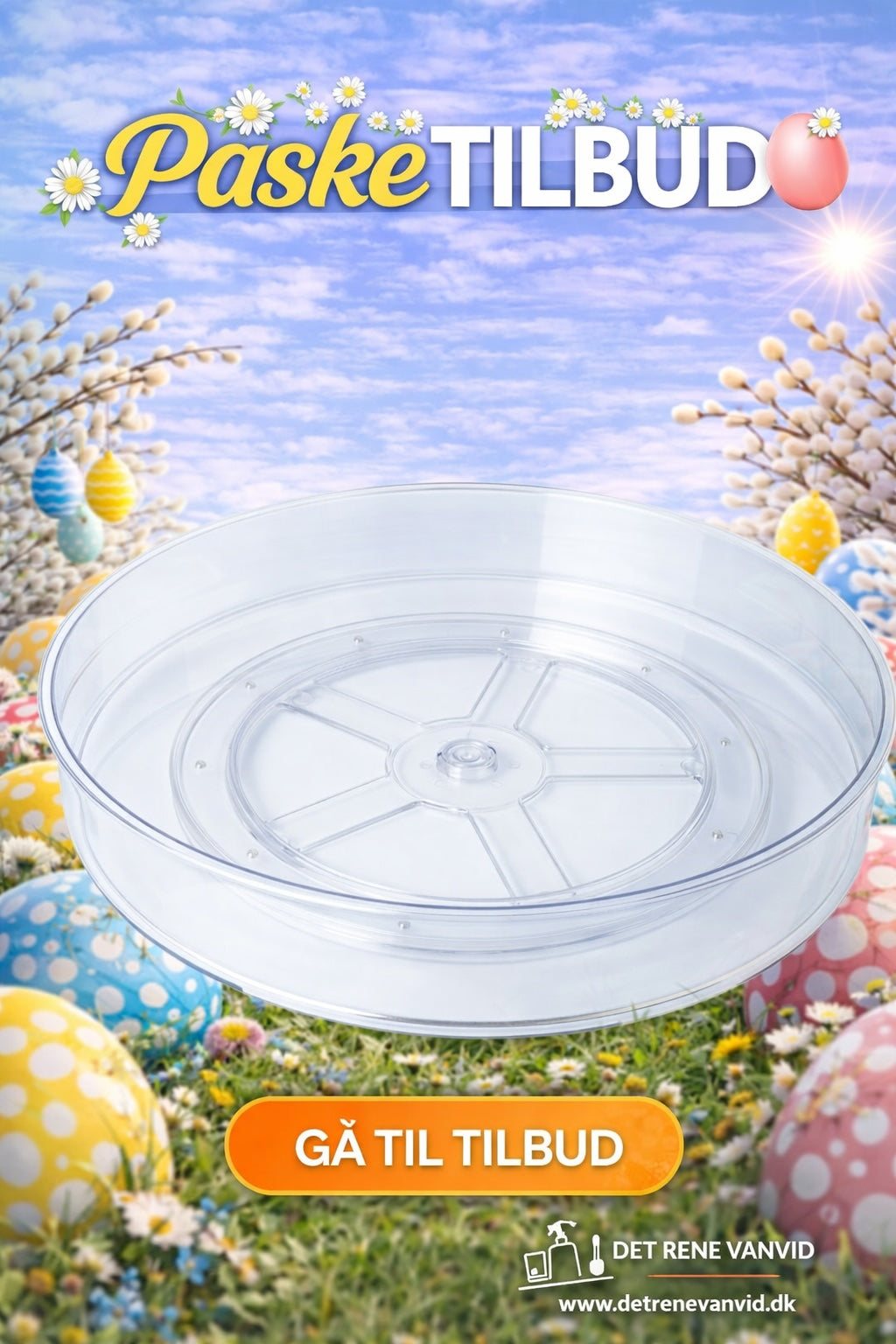 Stort Drejefad Ø50cm