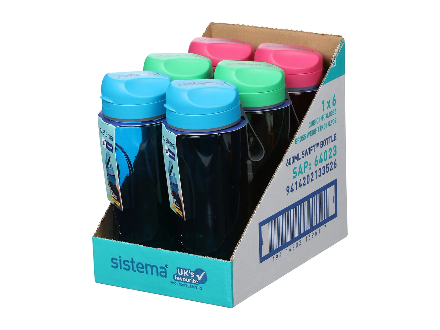 Sistema Drikkedunk 600ml Tritan Swift Bottle - Grøn