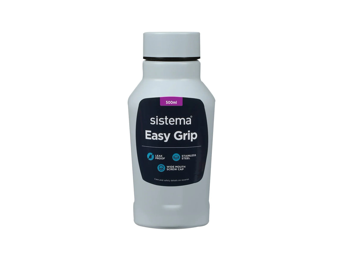 SISTEMA 500ml Easy Grip Stainless Steel Bottle
