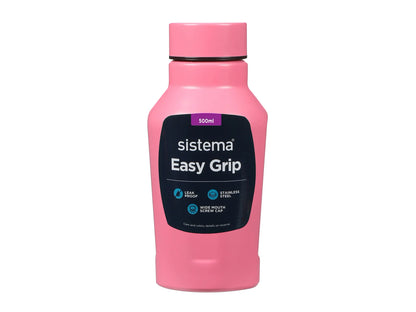SISTEMA 500ml Easy Grip Stainless Steel Bottle