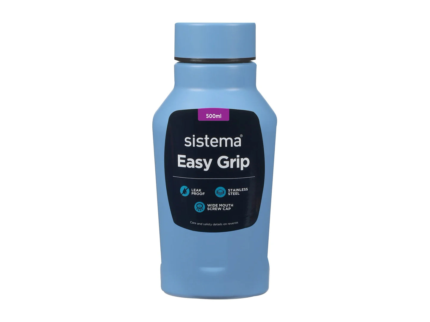 SISTEMA 500ml Easy Grip Stainless Steel Bottle