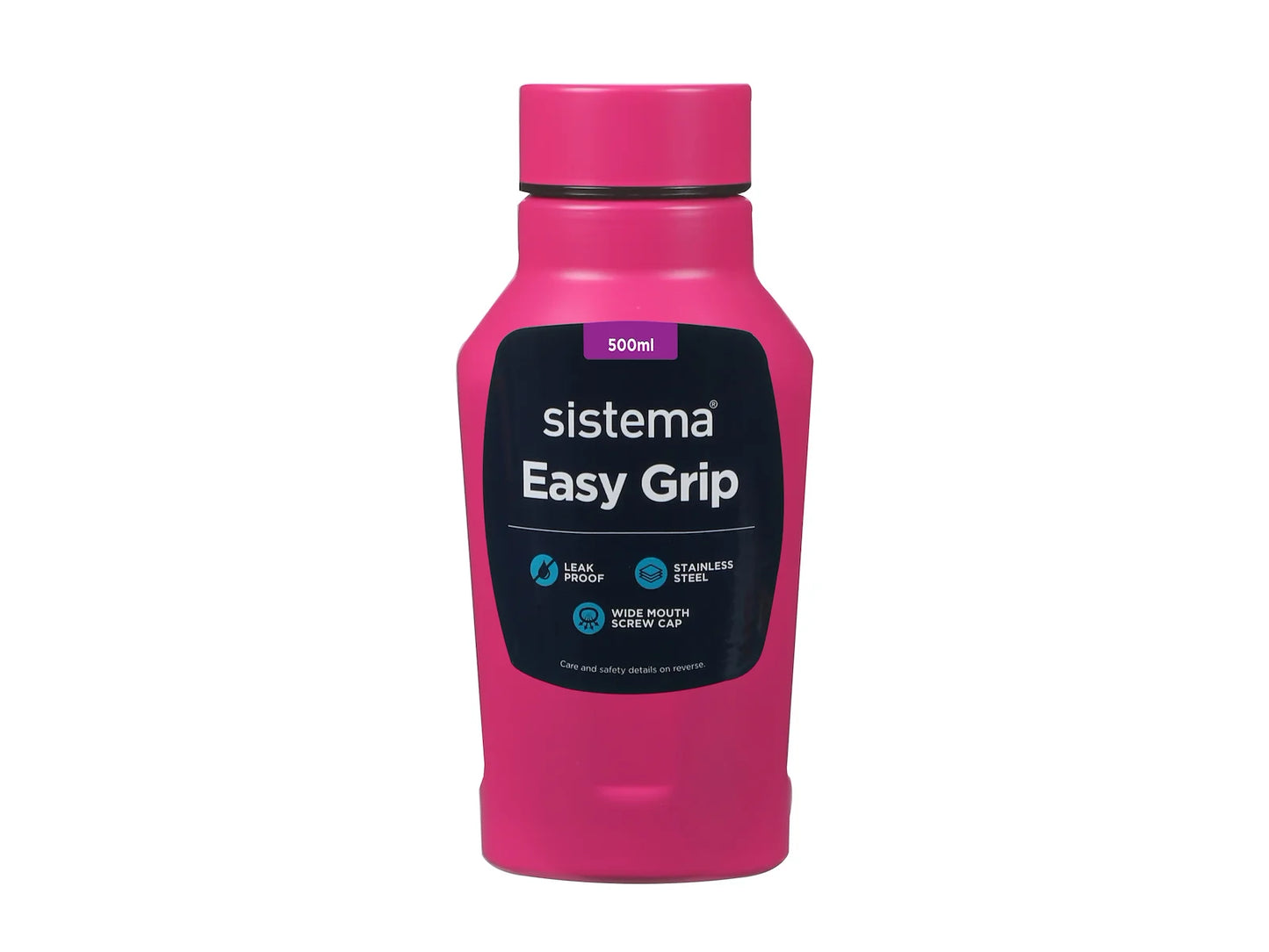 SISTEMA 500ml Easy Grip Stainless Steel Bottle