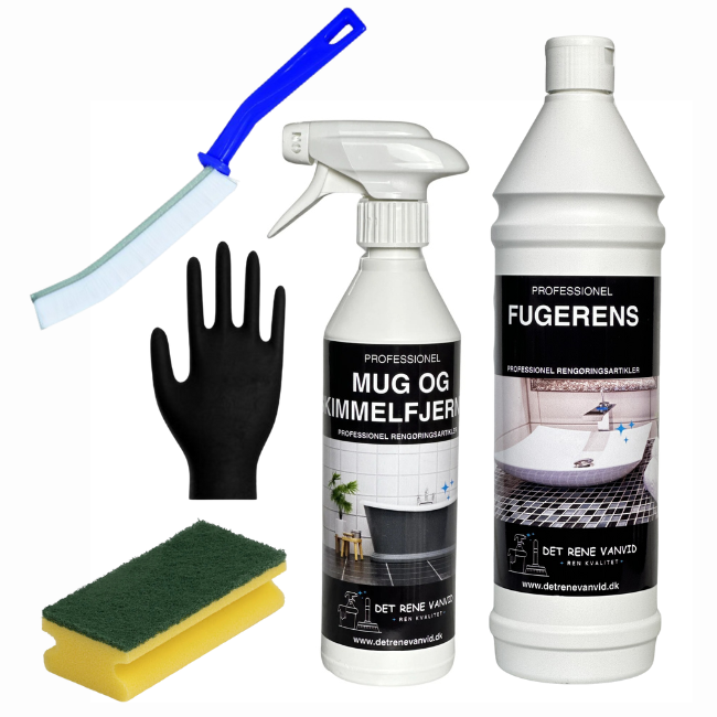 ✅ FUGERENS- OG MUG + SKIMMELPAKKE 🧽✨