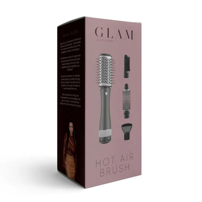 GLAM By Irina - GLAM Varmluftsbørste - Sort og Grå
