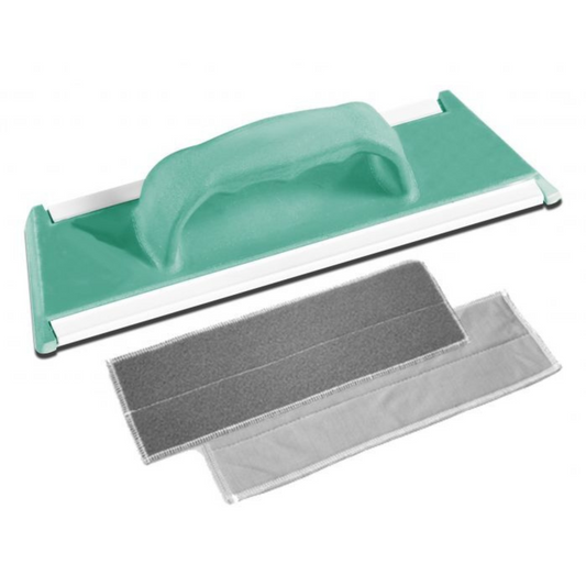 GLASMOPPE HÅNDTAG 30 CM + 1 STK. MICROFIBER GLASMOPPE