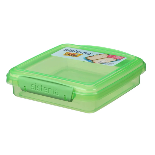 Sistema Madkasse - Sandwich Box - 450 ml - Grøn