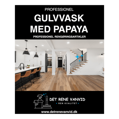 DET RENE VANVID (GULVVASK MED PAPAYA) 1 L