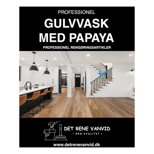 DET RENE VANVID (GULVVASK MED PAPAYA) 1 L