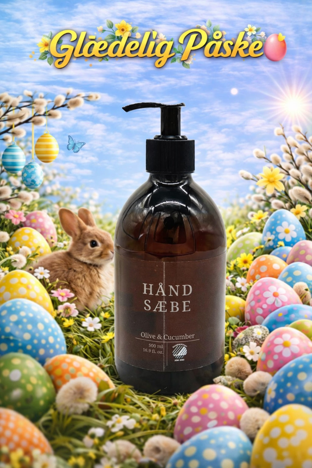 HÅNDSÆBE OLD PHARMACY, OLIVE & CUCUMBER - 500 ML/FL