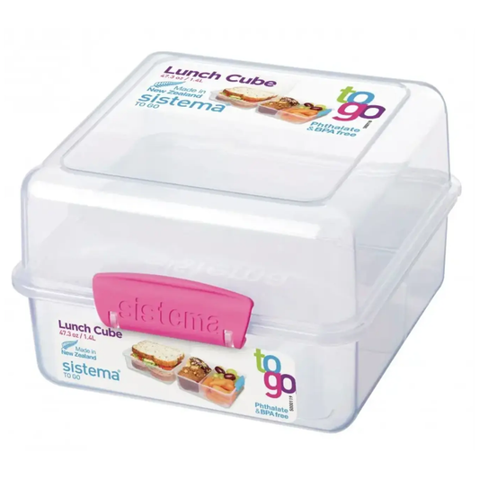 SISTEMA Lunch Cube To Go 1,4 L Pink