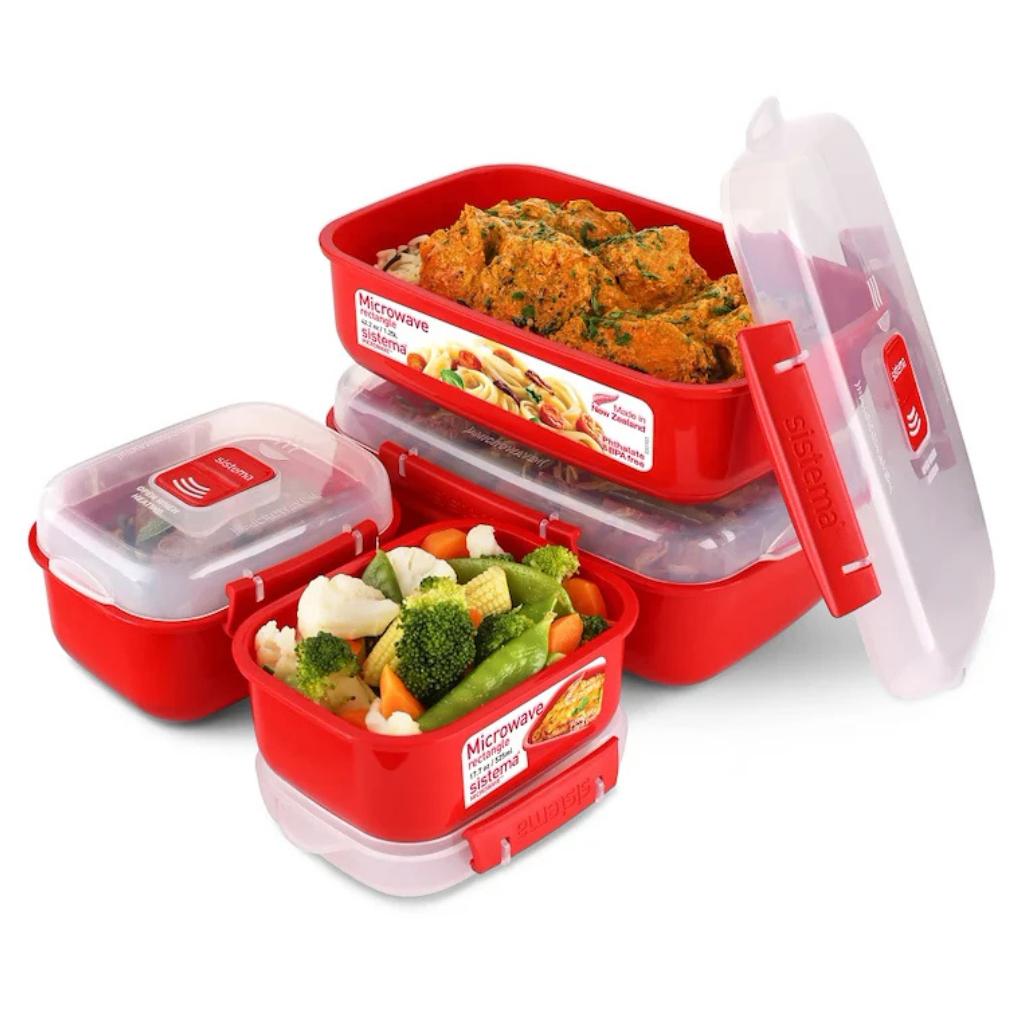 Sistema Microwave Opbevaringsboks - 4 stk.