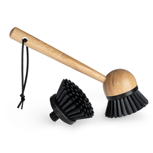 OPVASKEBØSTE I TRÆ INKL EKSTRA HOVED