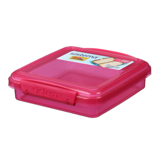 Sistema Madkasse - Sandwich Box - 450 ml - Pink