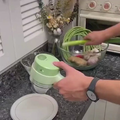 Håndholdt elektrisk grønssagsskærer