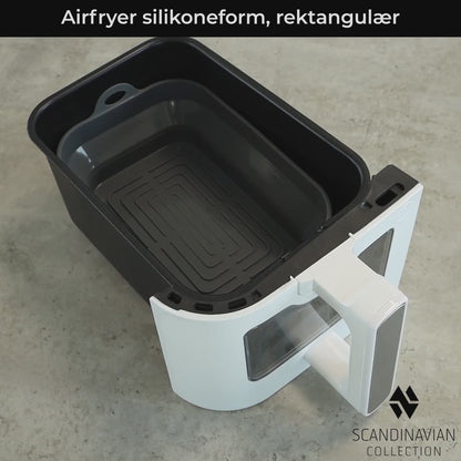 Airfryer silikoneform, rektangulær 22X15,5cm
